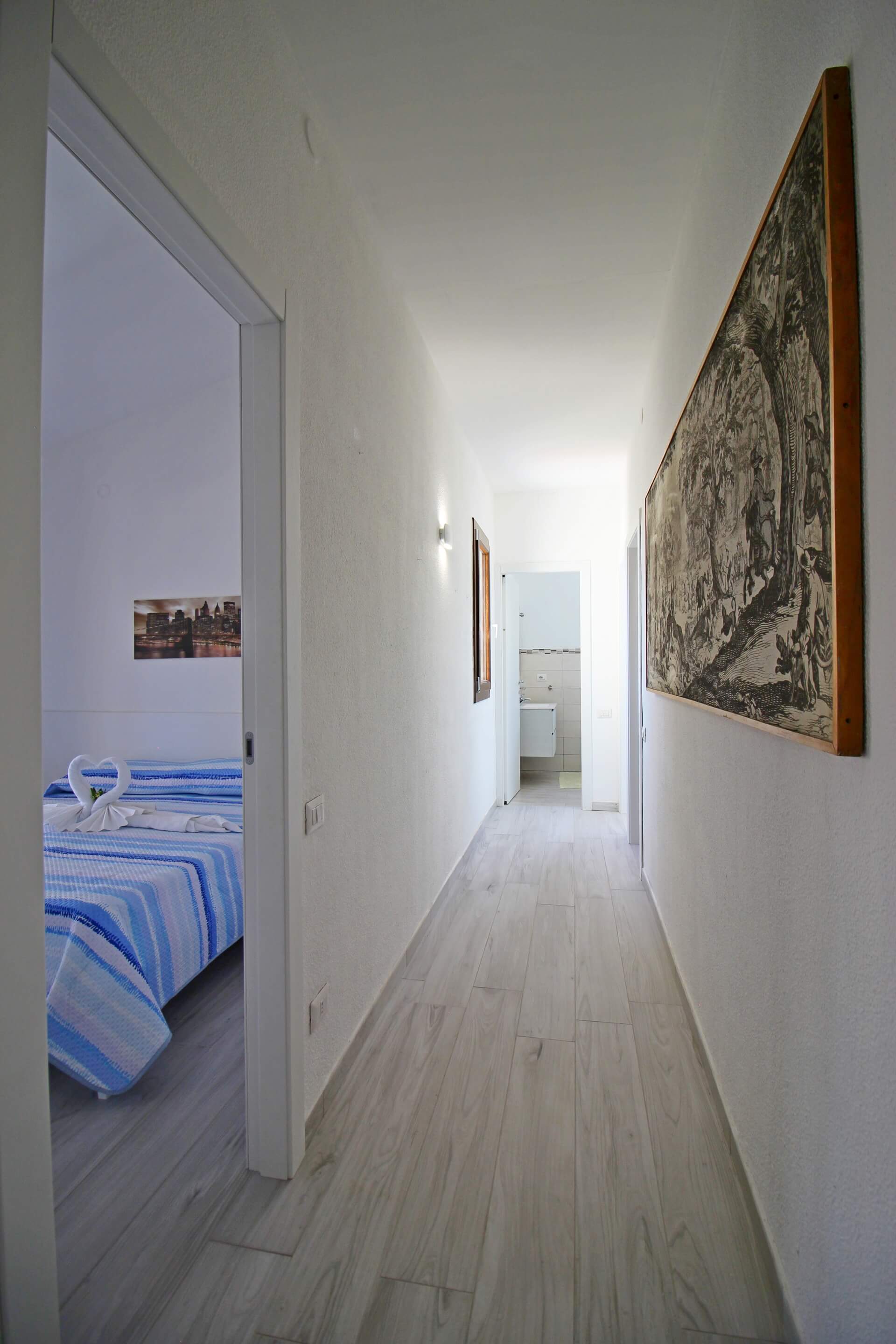 corridoio, accesso camere da letto, Casa Corina